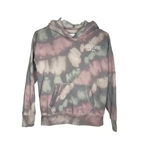 Abercrombie Kids Tie Dye Hoodie | Youth 11/12 Pullover Sweatshirt Pastel